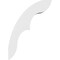 Ekena Millwork 3-in. W x 16-in. D x 22-in. H Ozark Architectural Grade PVC Knee Brace BRCP03X16X22OZK - alternate 4